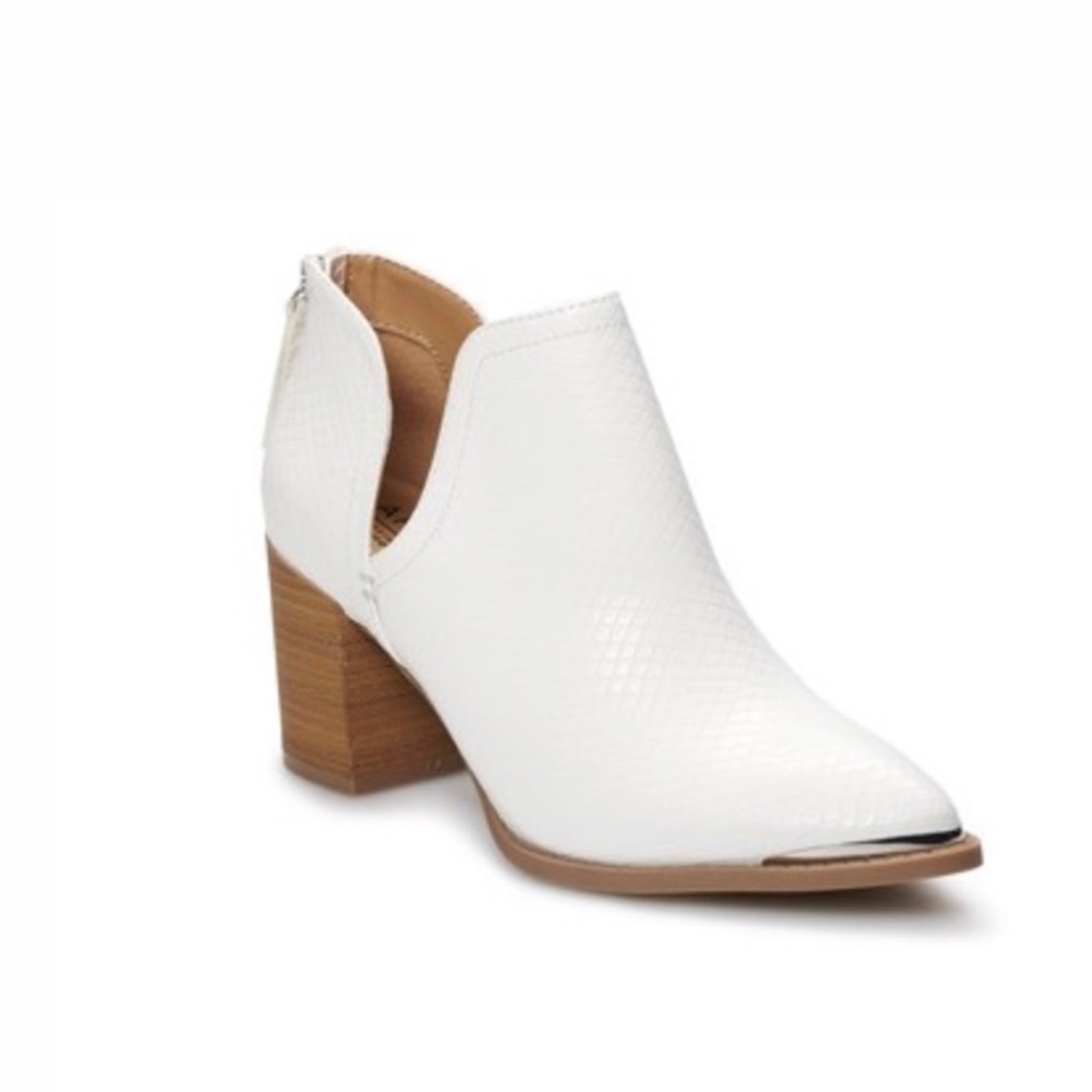 White booties